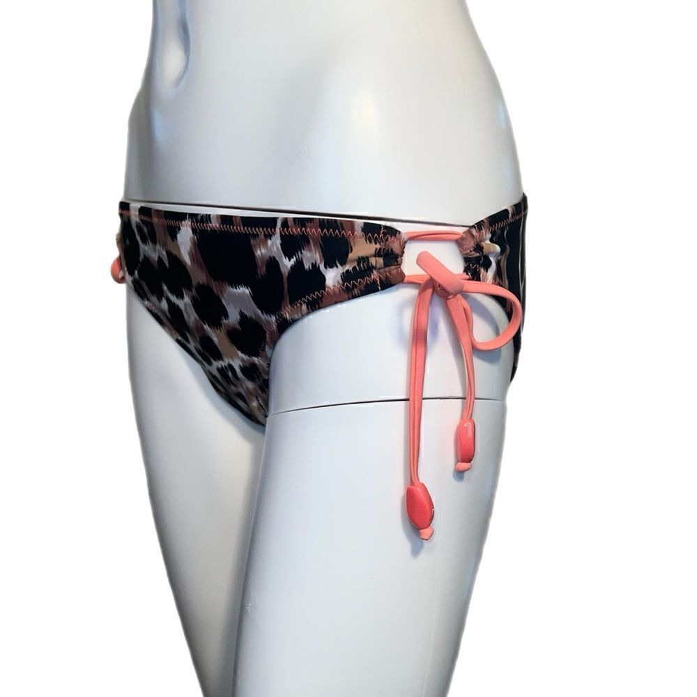 Cheetah Print String Bikini Bottom - Picture 7 of 12
